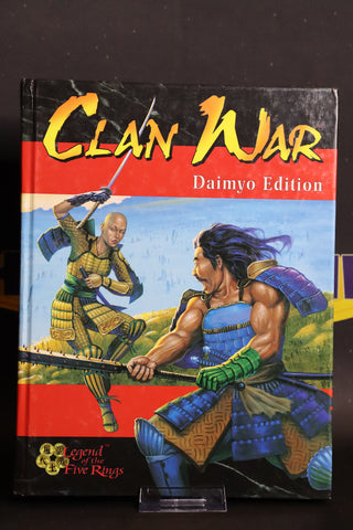 L5R - Clan War Daimyo Edition Rulebook - AEG 2001 (USED)