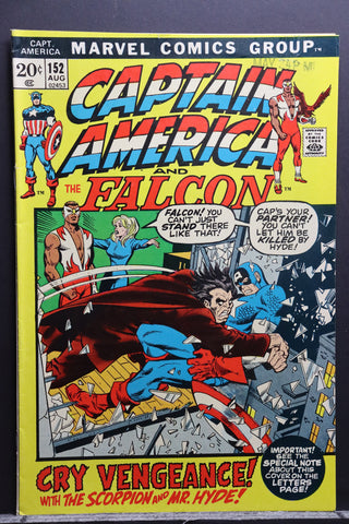 Captain America #152 (1972) - VF+