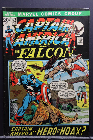 Captain America #153 (1972) - VF-